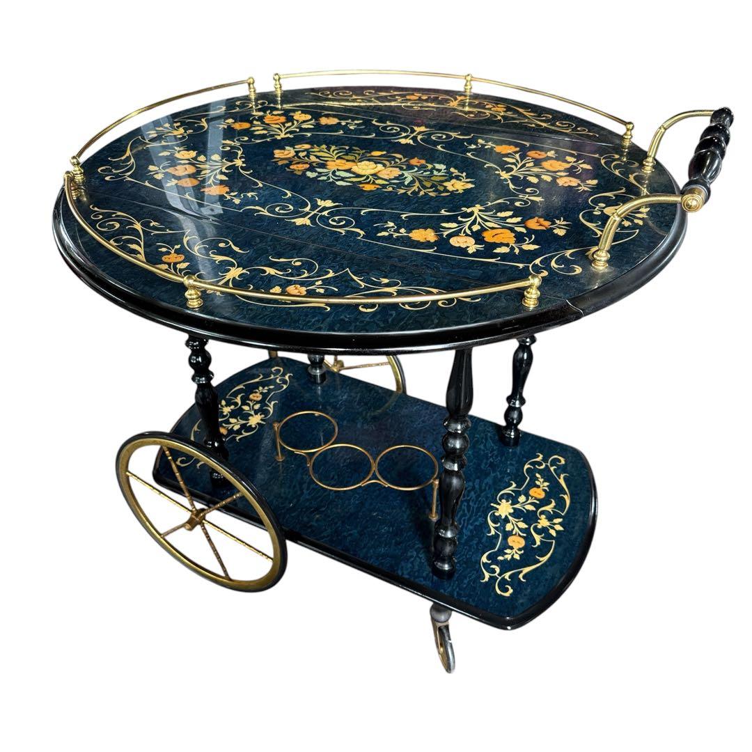 イタリア製 アンティーク 配膳ワゴン キッチンワゴン