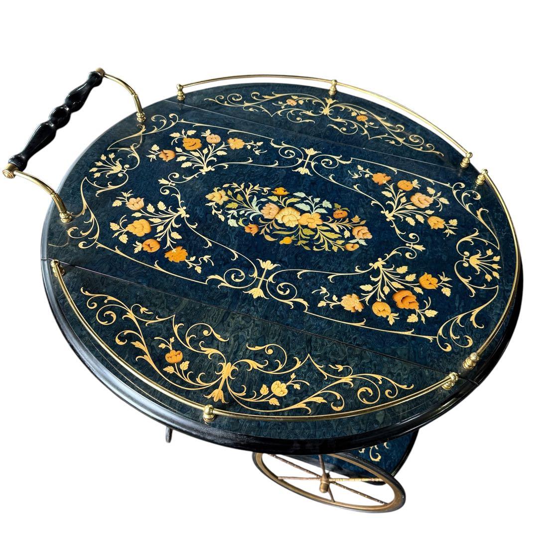 イタリア製 アンティーク 配膳ワゴン キッチンワゴン