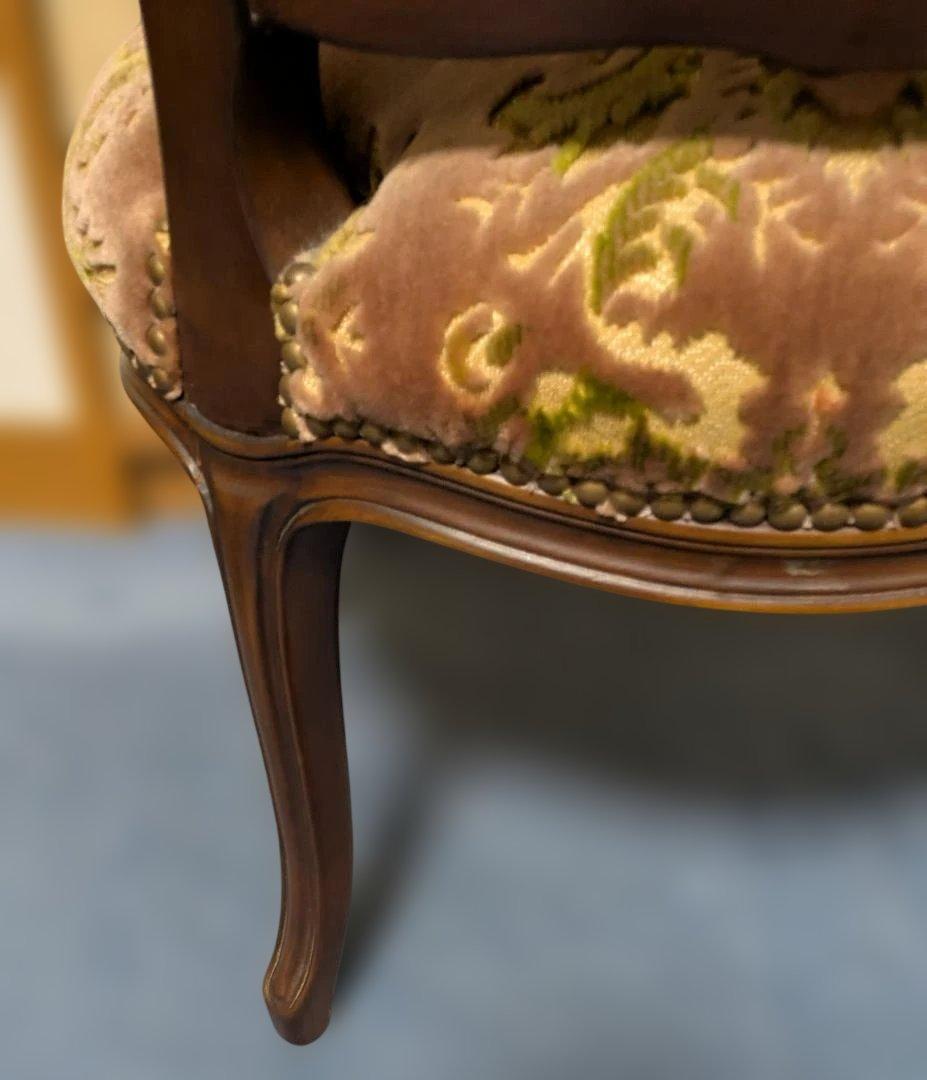 カリモク　ドマーニ　domani　金華山　ルイ15世　鋲打ち　ダイニングチェア④