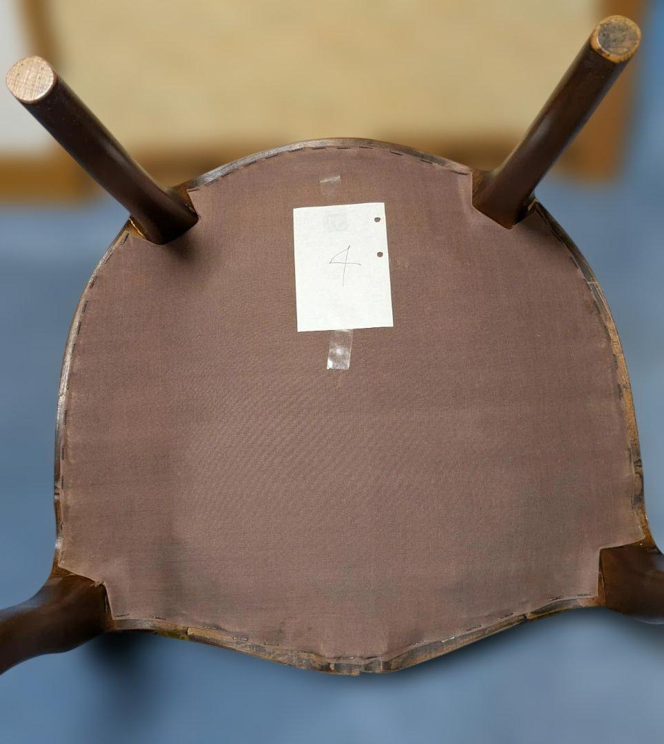 カリモク　ドマーニ　domani　金華山　ルイ15世　鋲打ち　ダイニングチェア④