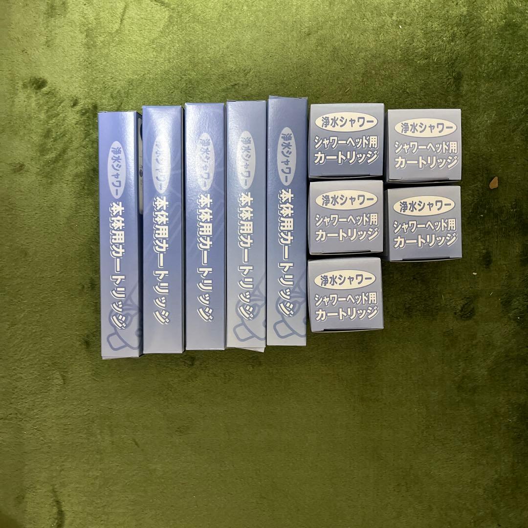 フリーサイエンス本体用カートリッジとシャワーヘッド用カートリッジ 5個入り