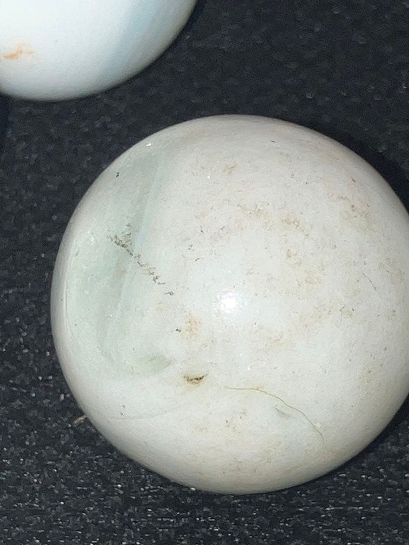 B級乳白色ガラス玉　25mm 1000個