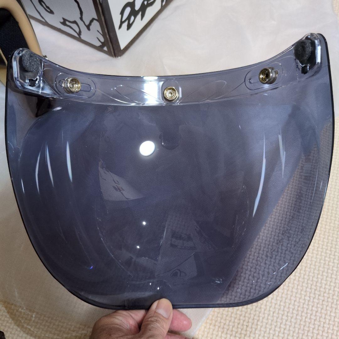 アークス　スヌーピージェットヘルメットSNJ-19　マットブラック/アイボリー