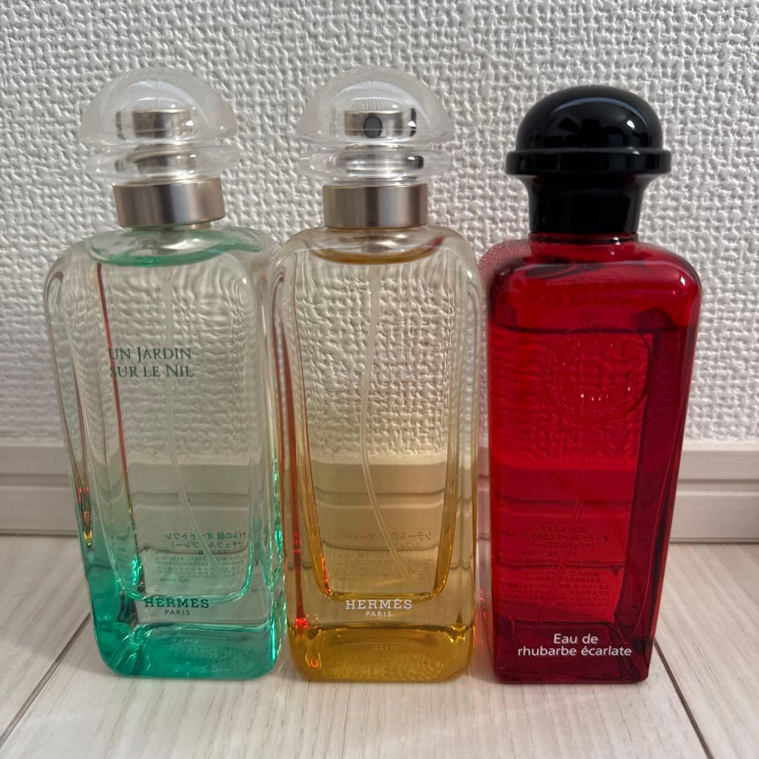値下げ！エルメス　香水　100ml 3本