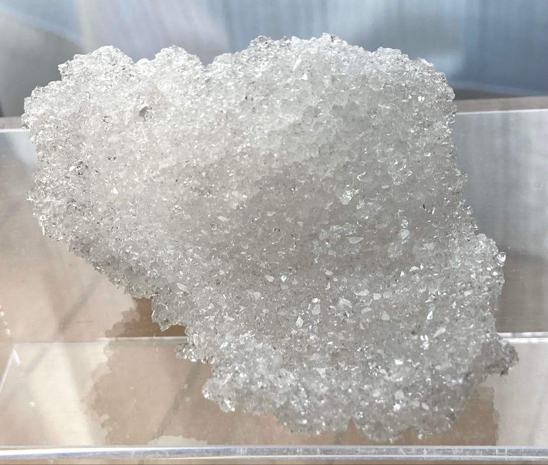 マイクロアポフィライト　クラスター　アポフィライト　魚眼石　原石　鉱物　天然石