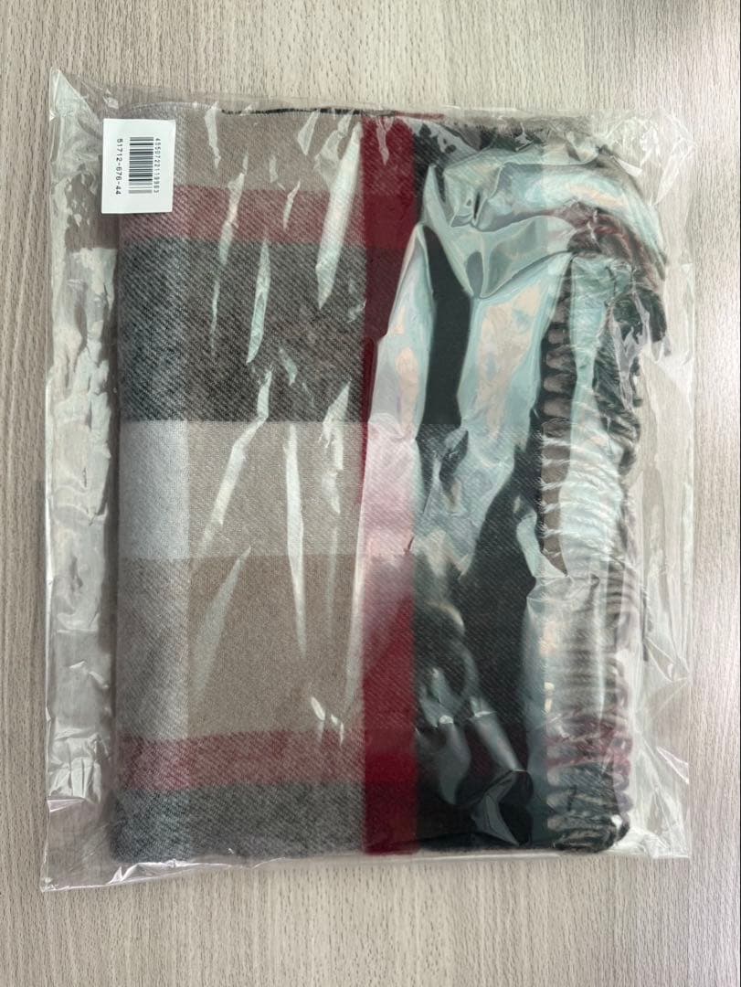 BLACK LABEL クレストブリッジチェックリバーシブルマフラー