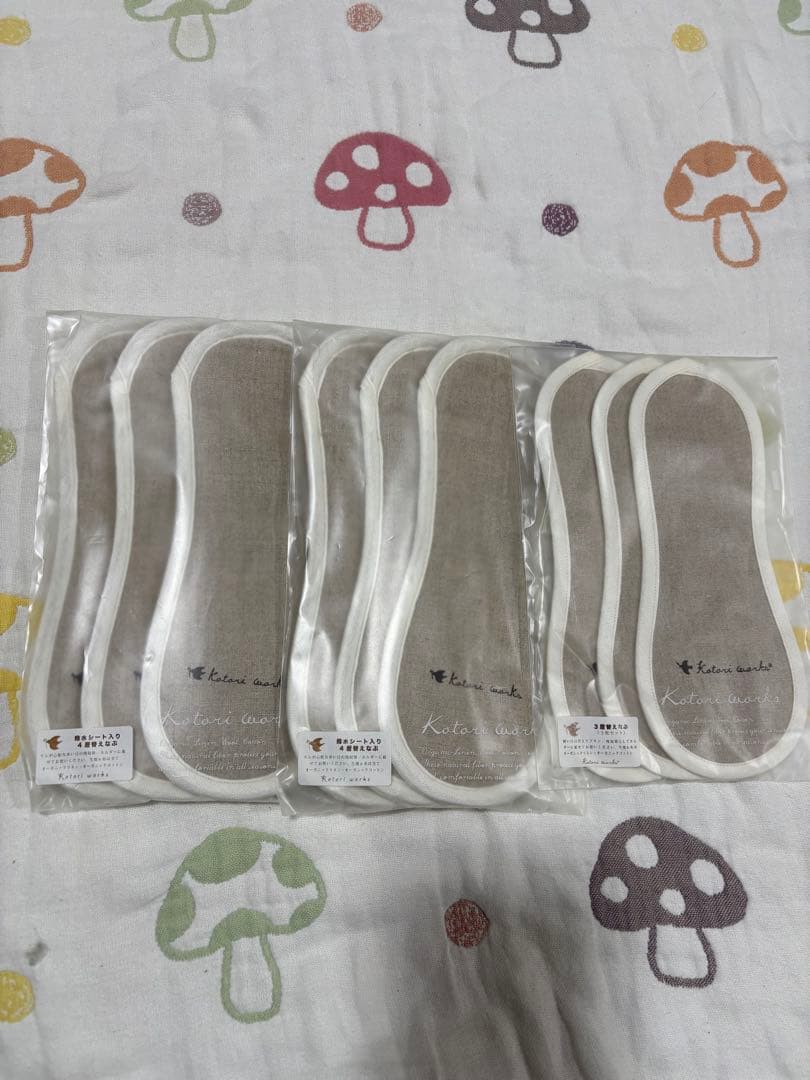 9枚 定価1万円 新品 コトリワークス 布ナプキン オーガニックコットン リネン