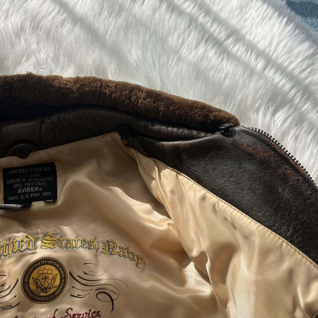 AVIREX アヴィレックス G-1フライトジャケット レザージャケット本革
