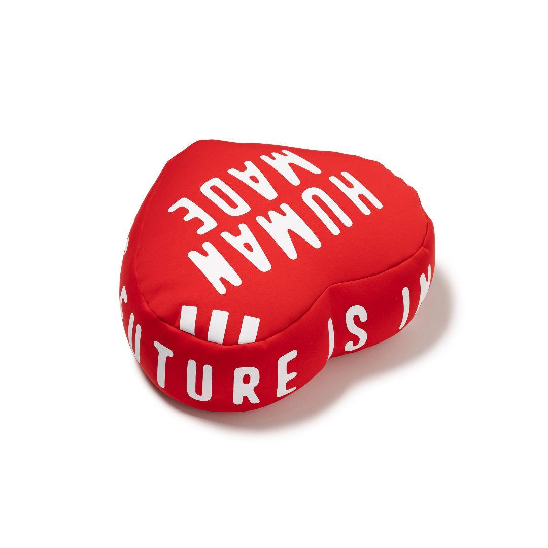 クッション・座布団 HUMAN MADE HEART BEADS CUSHION RED