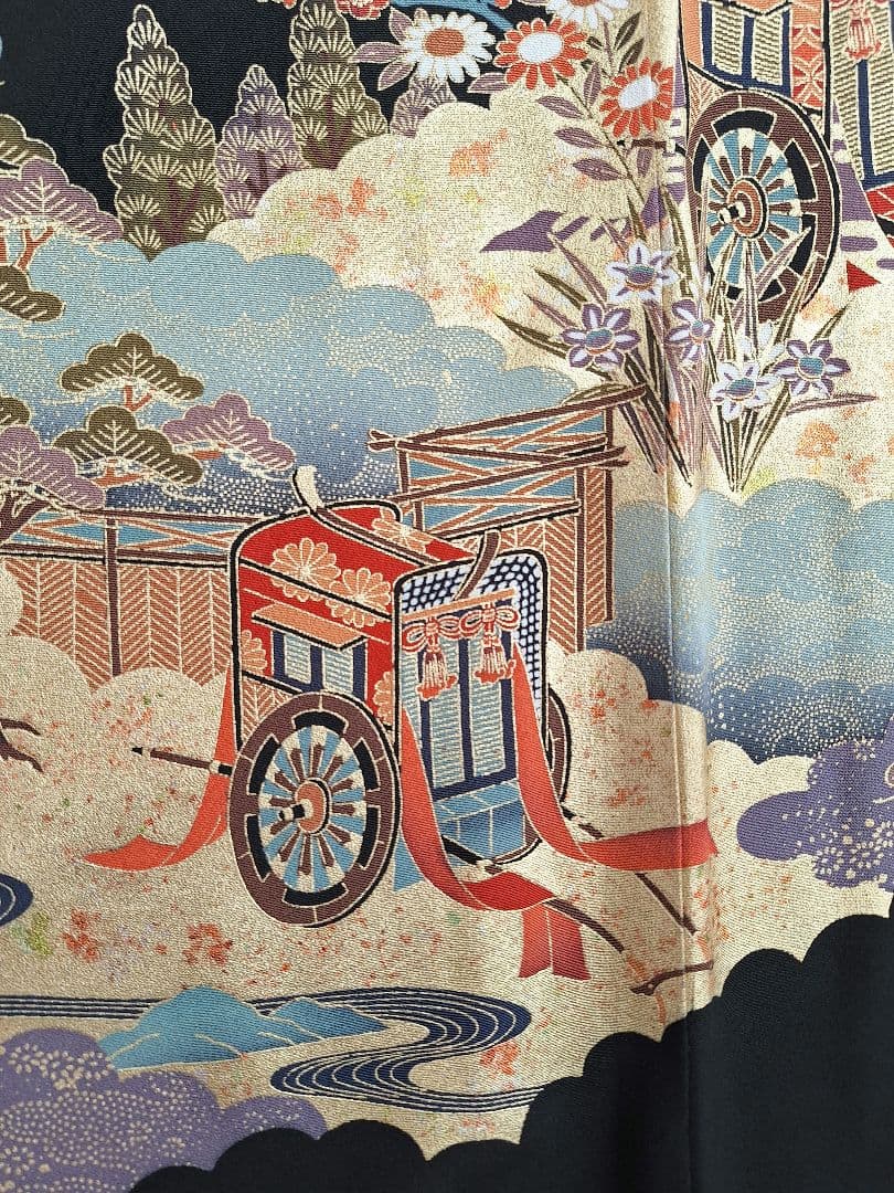 着物リメイクワンピース3657