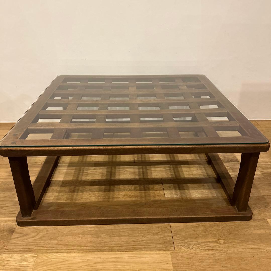 古道具　古家具　昭和レトロ　　生活雑貨　蚤の市 古い炬燵のテーブル