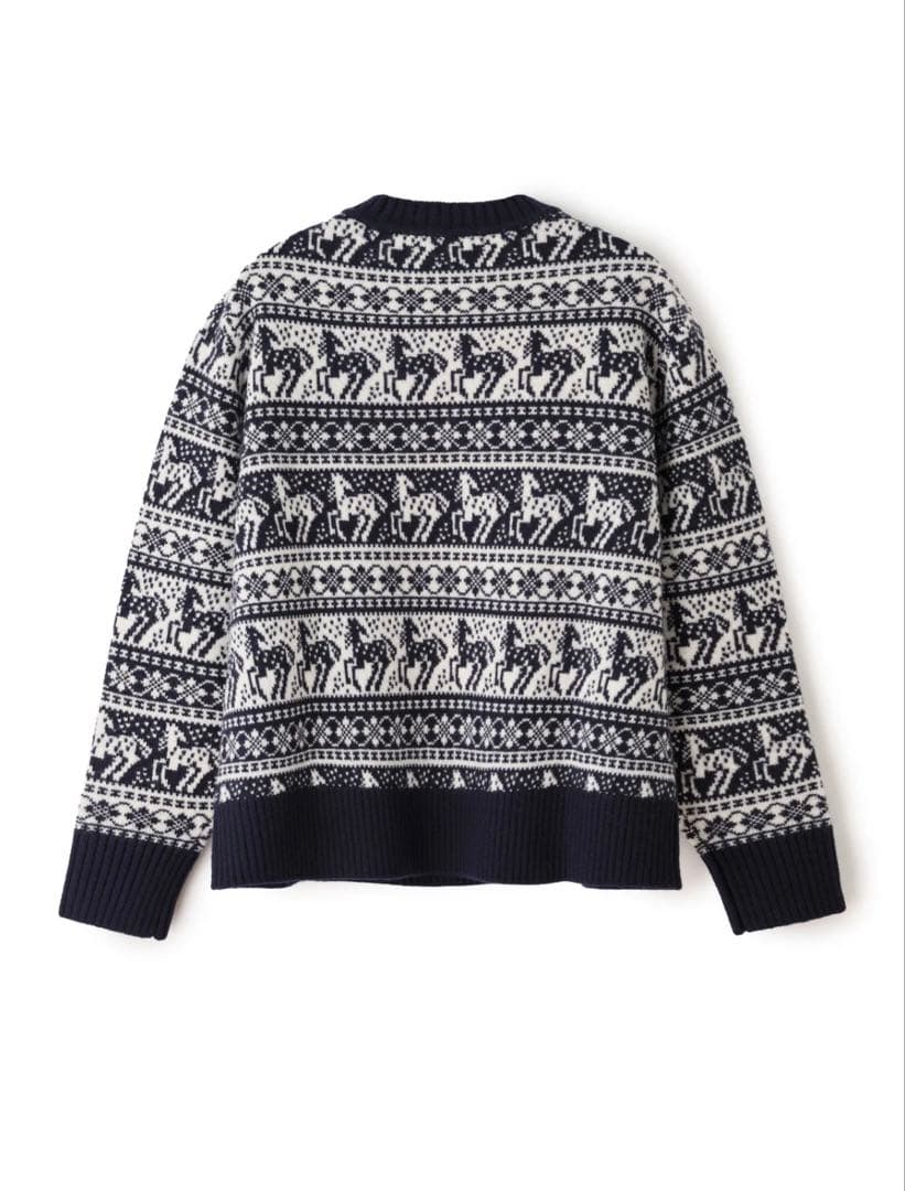 alors paris 【Rohan】ノルディック柄ニット