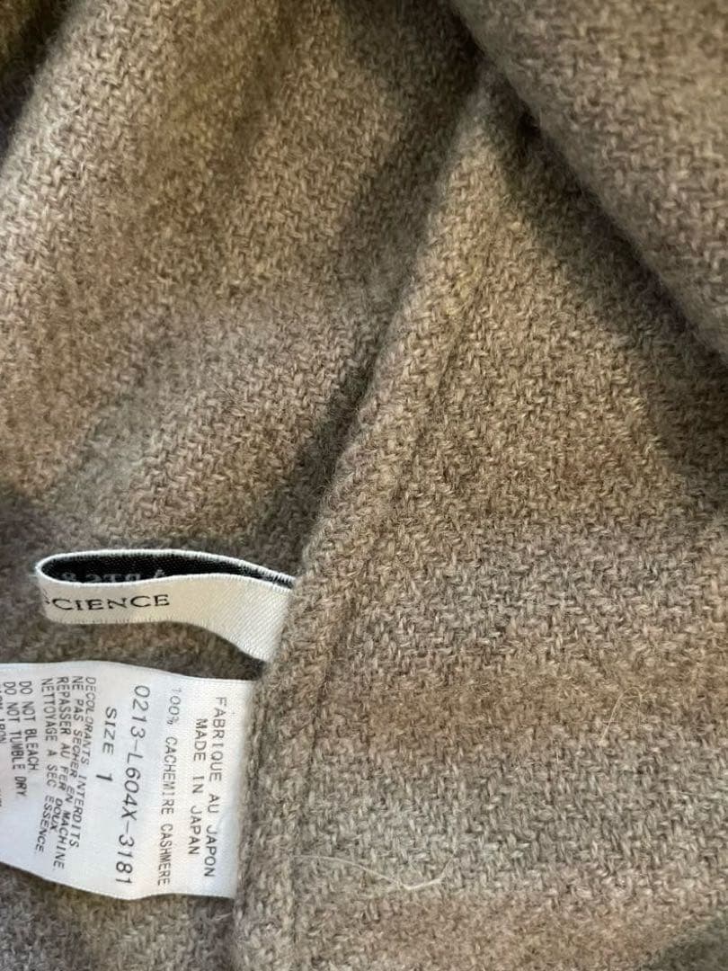 ARTS&SCIENCE ブラウス カシミヤ100% natural