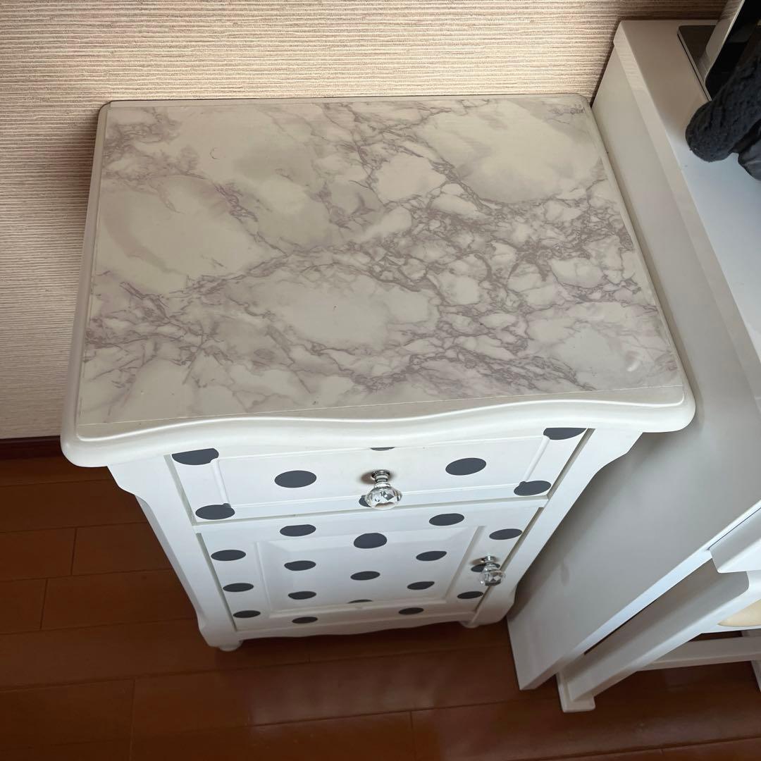 フランフラン 訳あり ドット チェスト キャビネット