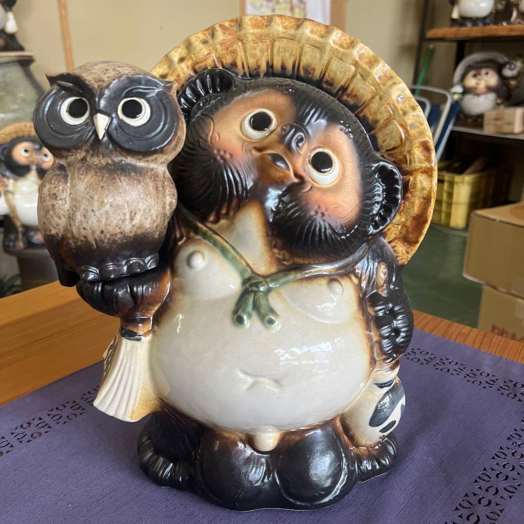 チョー縁起物❗信楽焼福狸  高さ２６cm