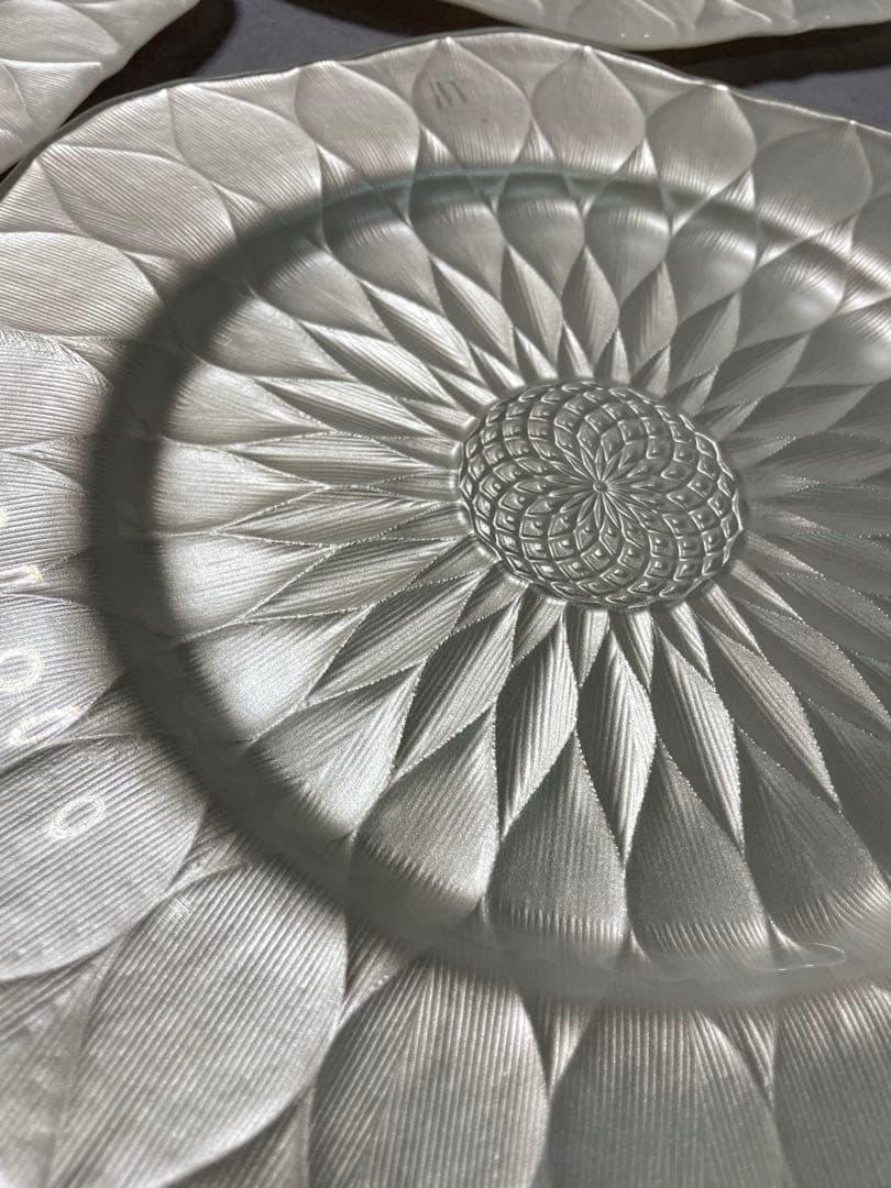 【新品】イタリア製食器　IVV社 LOTO 大皿　パールホワイト　5枚