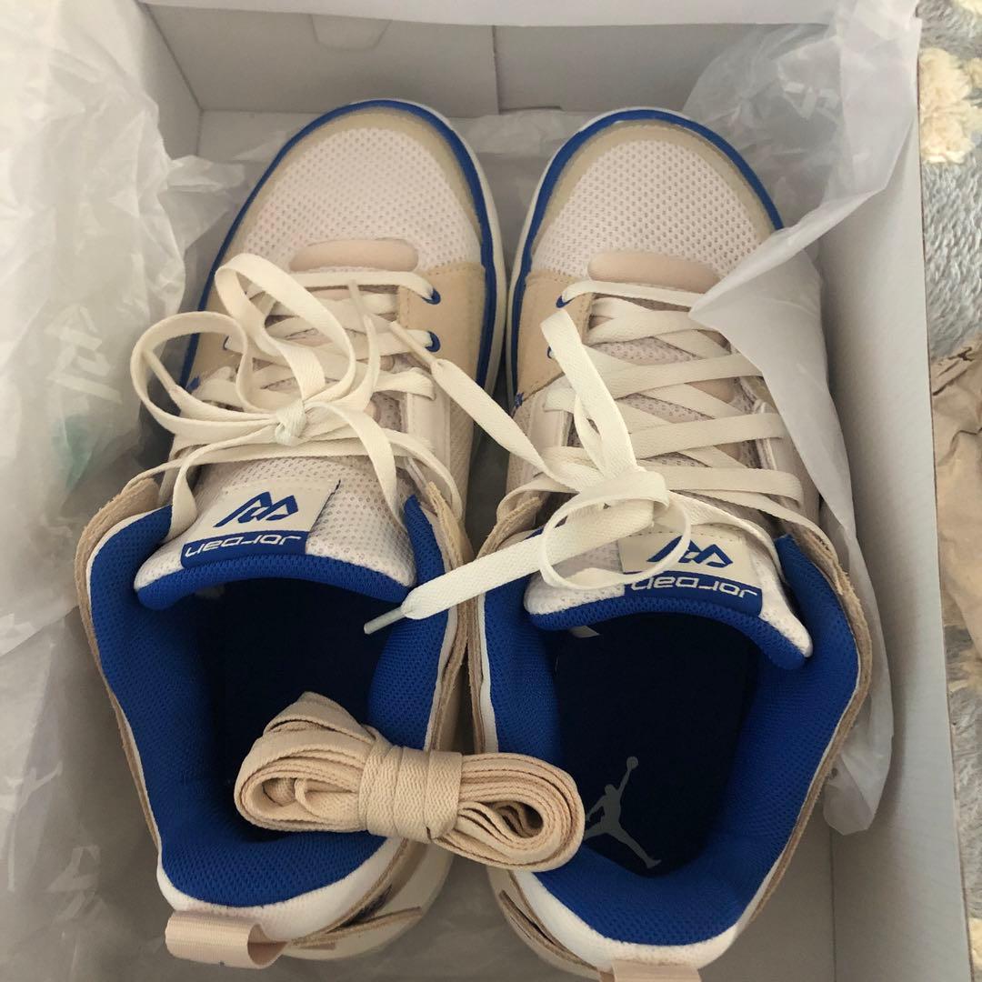 Jordan ローカット スニーカー ホワイト/ブルー