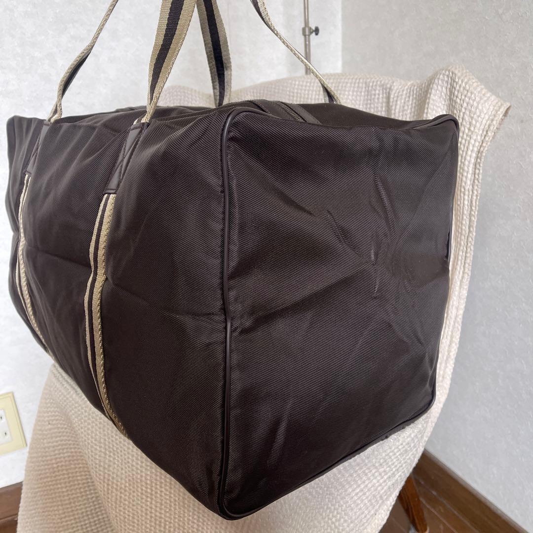 ◇美品 GUCCI グッチ ボストンバッグ トラベルバッグ ナイロン ブラウン◇