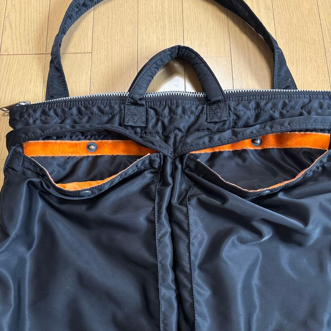 ポーター ヘルメットバッグ タンカー 黒 旧式 廃番