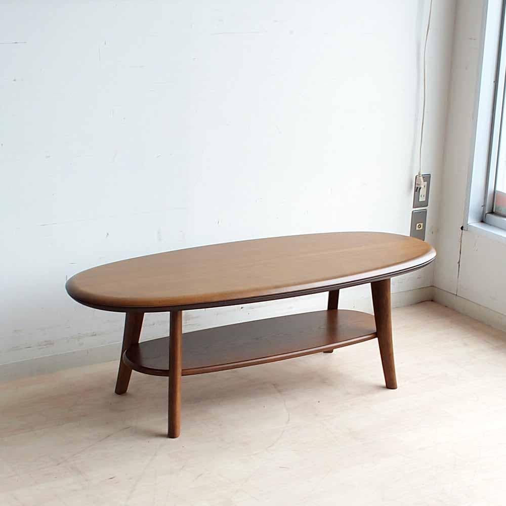 90's カリモク/karimoku 木製リビングテーブル 応接 ZR24324