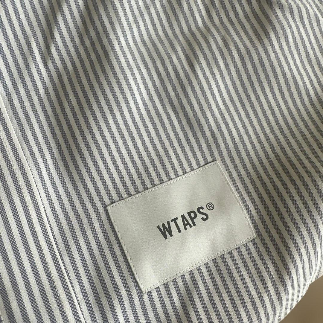 WTAPS 《242CWDT-SHM01》COOLMAXサイズLストライプシャツ