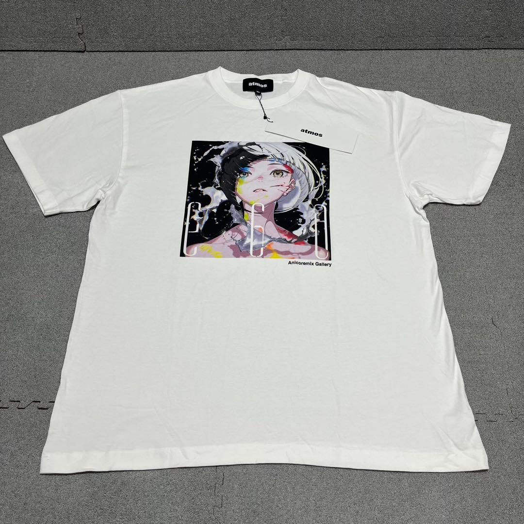 528 タグ付新品米山舞EGOアートatmos限定XL白グラフィック大判プリント