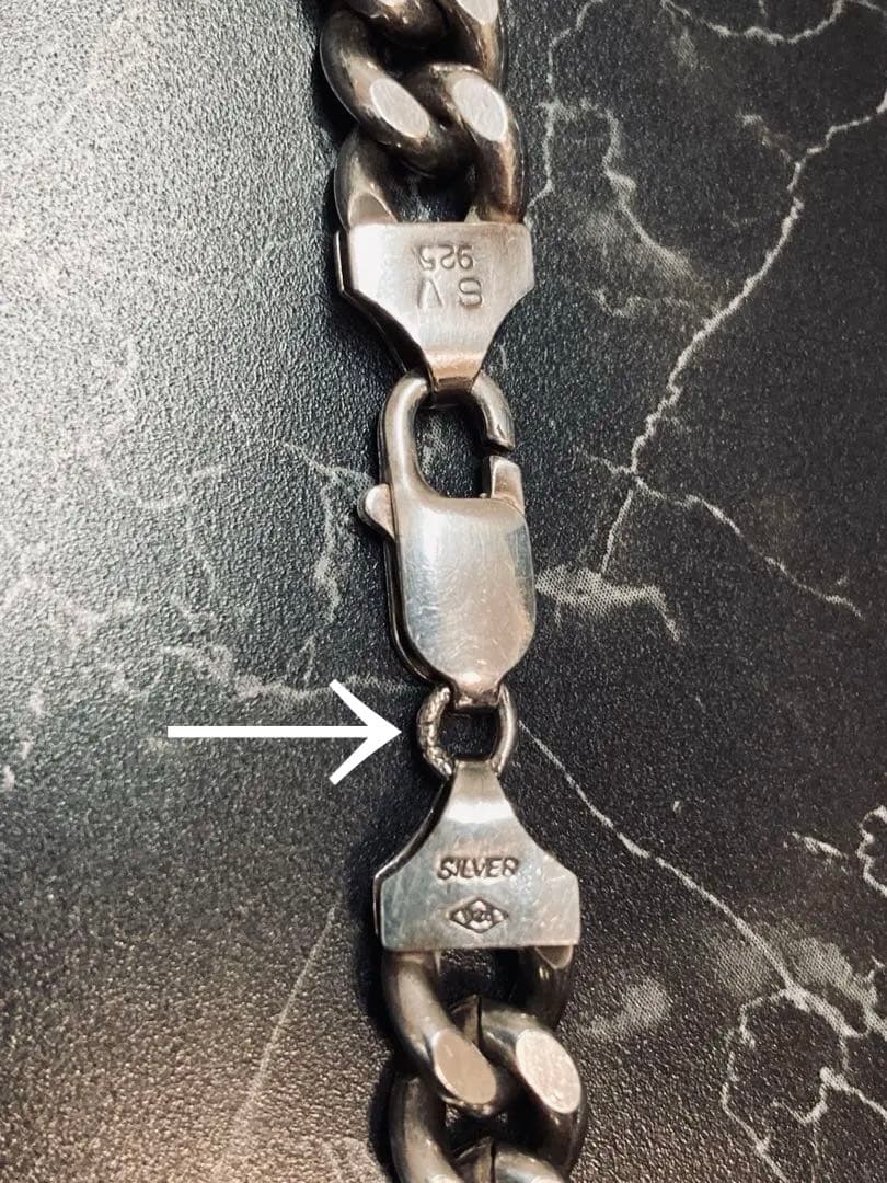 [2-E] Silver925 / 61cm / 116g 喜平 ネックレス