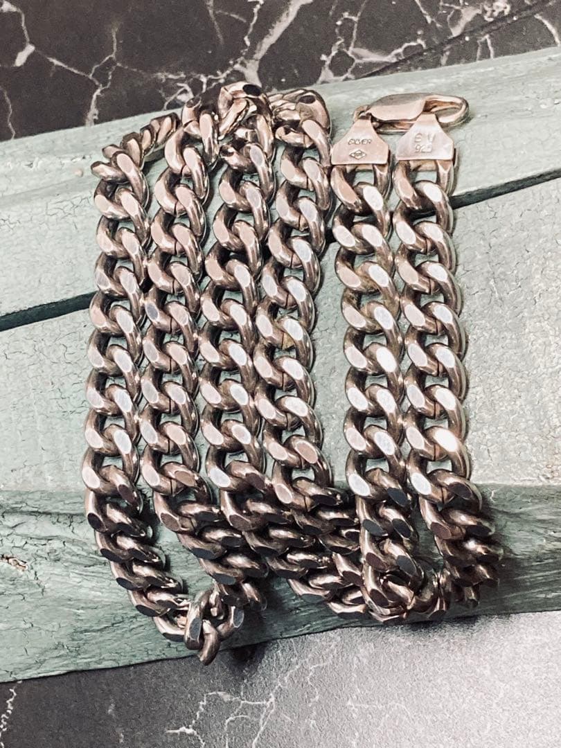 [2-E] Silver925 / 61cm / 116g 喜平 ネックレス