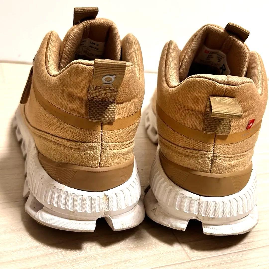 On Cloud Hi Textile レディース 25cm デューン