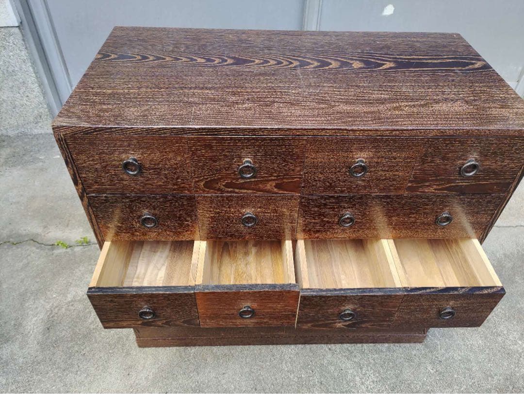 時代箪笥 和箪笥 欅 民芸家具 収納 整理箪笥 引き出し 古家具 小物入 薬箪笥