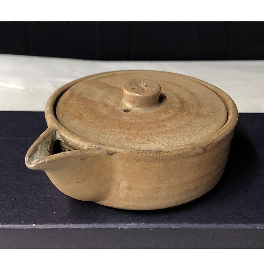 w083 田原陶兵衛 萩焼 宝瓶 合わせ箱 急須 煎茶道具 茶道具