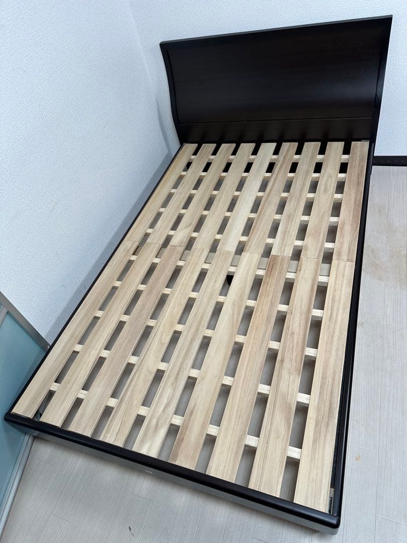 SIMMONS シモンズ セミダブル ベッドフレーム ダークブラウン .is2※