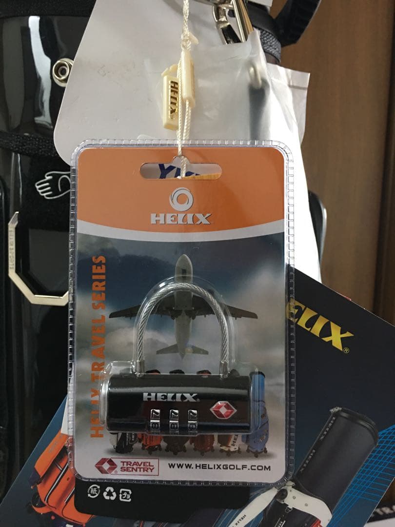 【新品•未使用】HELIX ゴルフバッグ TRAVEL SERIES 黒