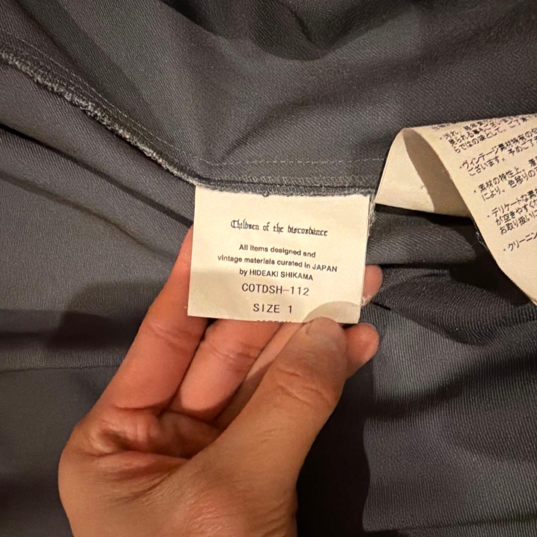 Children of the Discordance バンダナ柄長袖シャツ