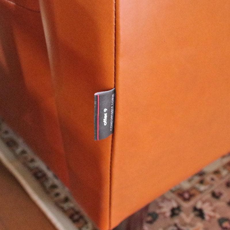 三人掛けソファ オイルレザー 革張り 本革 高級 リビング 668-047