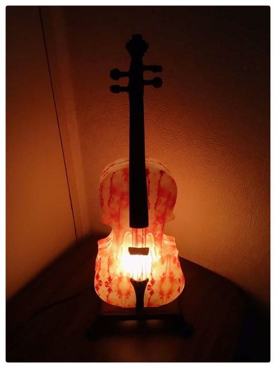 ◆セット売り！◆バイオリンランプ◆フォトスタンド◆アンティーク◆骨董◆オシャレ◆