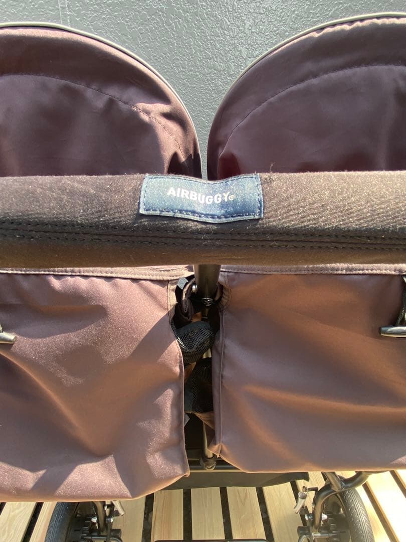 美品★エアバギー ココダブル 双子用ベビーカー　バギーボード　セット付き