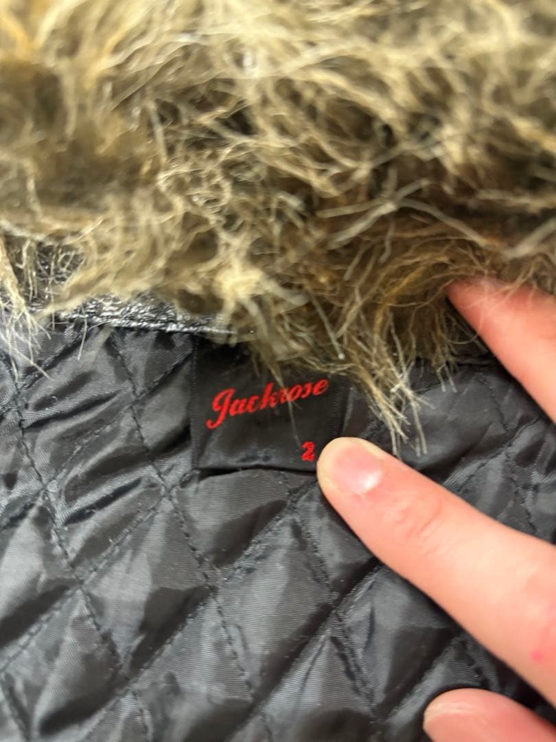 JACKROSE ファーライダースジャケット レザー