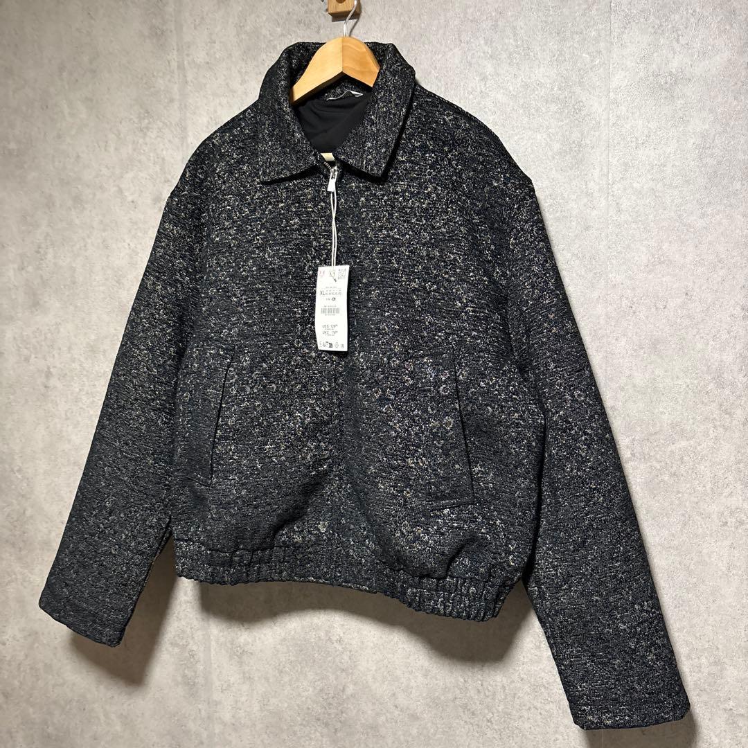 ZARA ザラ ジャカードテクスチャージャケット XL