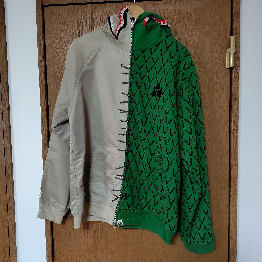 アベイシングエイプ✕AMBUSHアリゲーターパーカージャケット