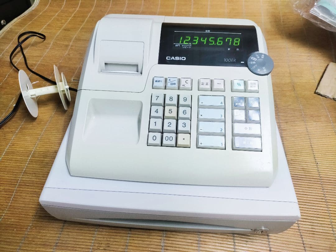 カシオレジスター　100ER　簡単便利特殊　送料込　277288