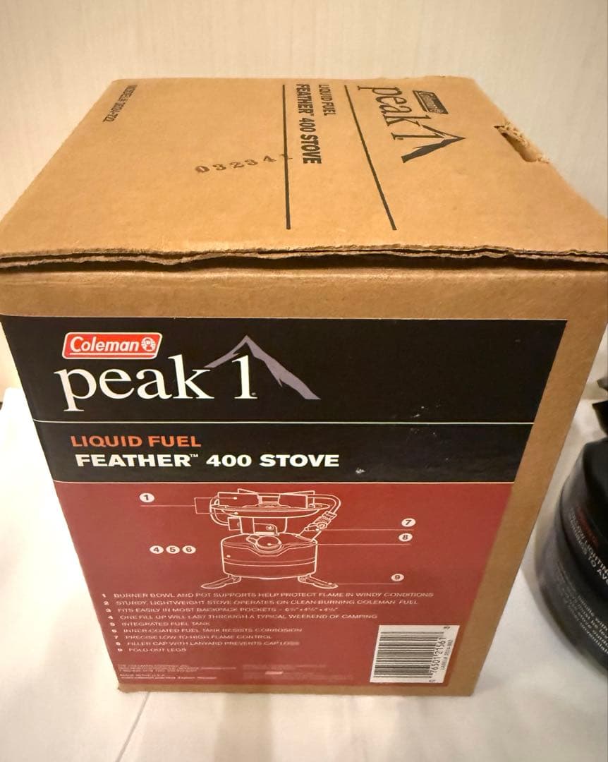 【ほぼ新品】 Coleman Peak1 FEATHER 400 STOVE
