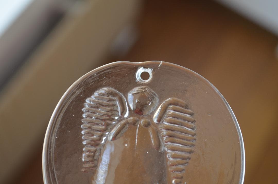 ARABIA/アラビア●クリスマス ガラスオーナメント3点セット●鳥2.天使