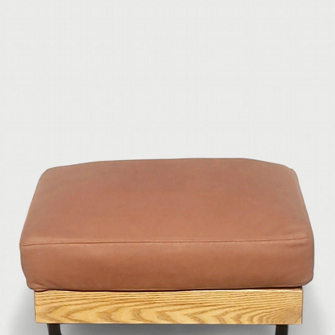 unico TREL オットマン アッシュ アイアン スツール