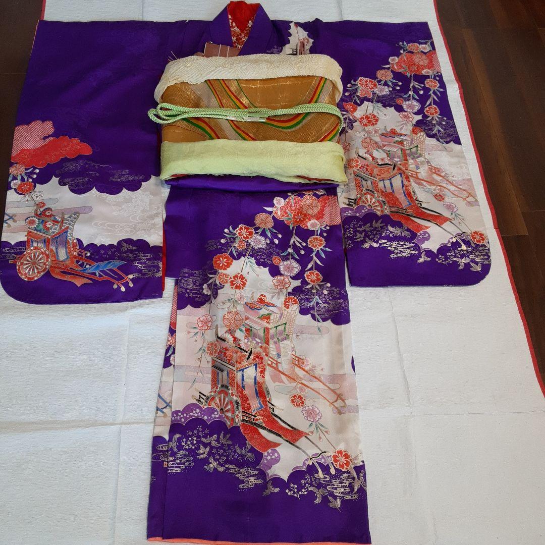 正絹　七五三　七歳着物セット