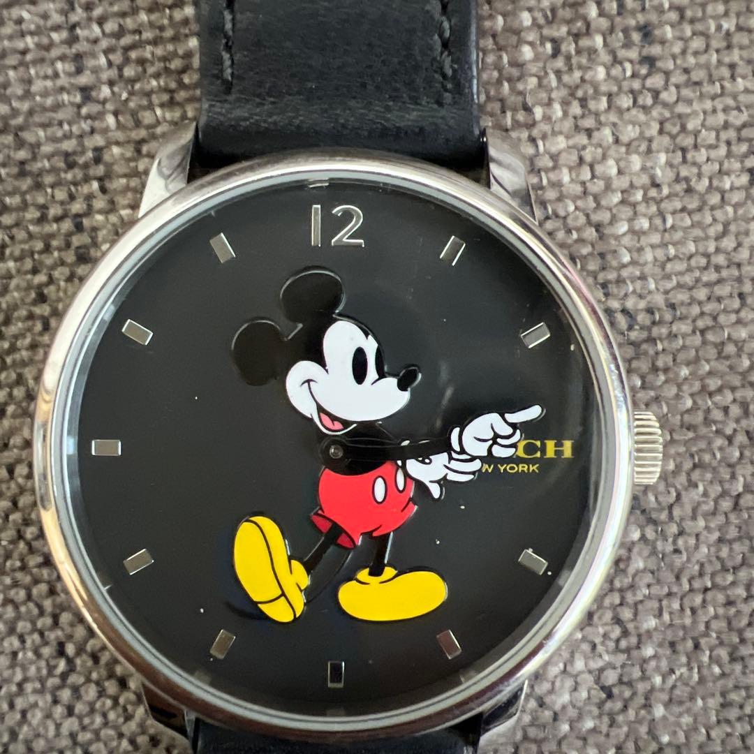 最終値下【レア】コーチ COACH ミッキーマウス　腕時計　正規品