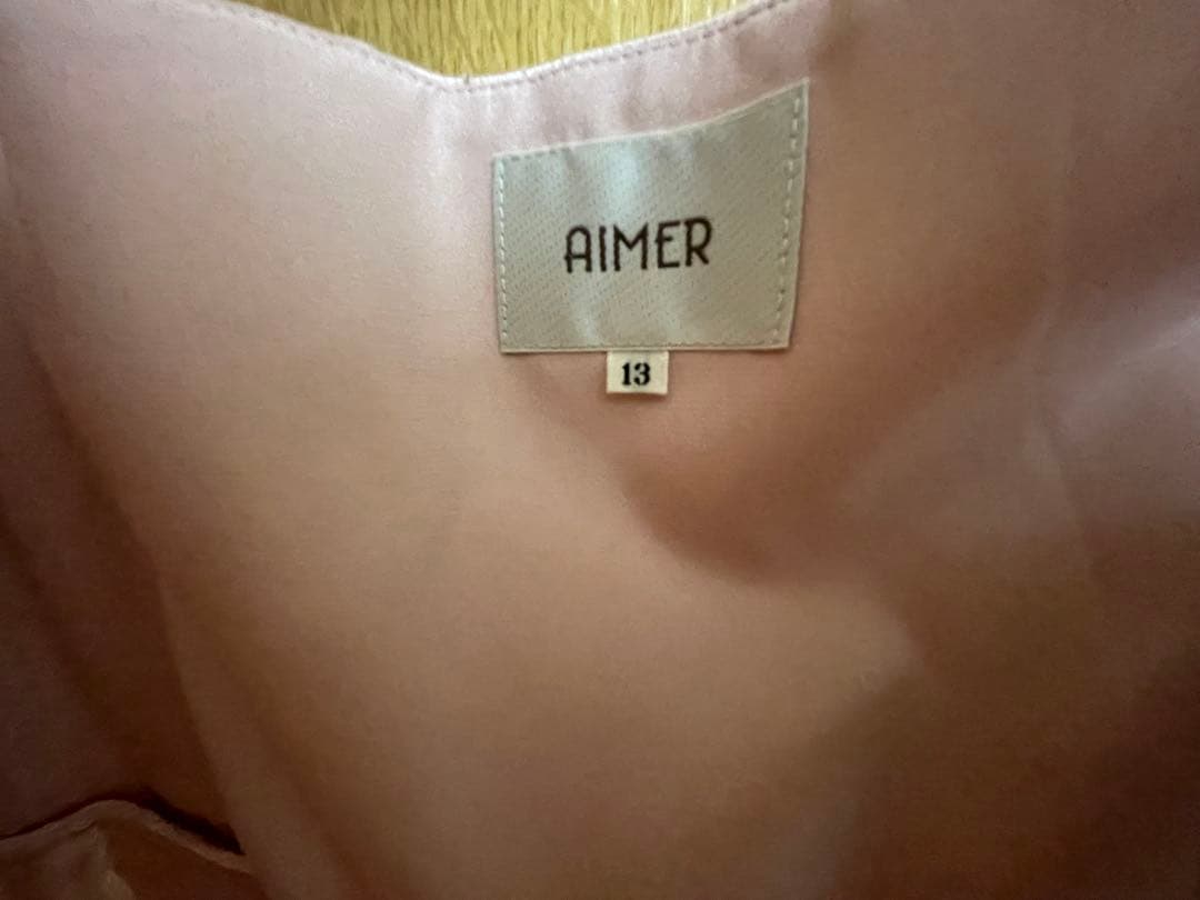 エメ　ロングドレス　ピンクチュール