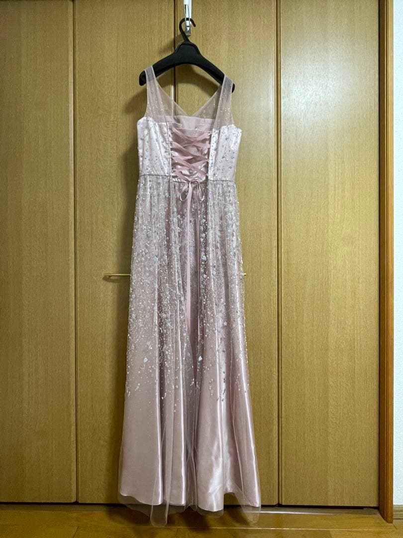 エメ　ロングドレス　ピンクチュール