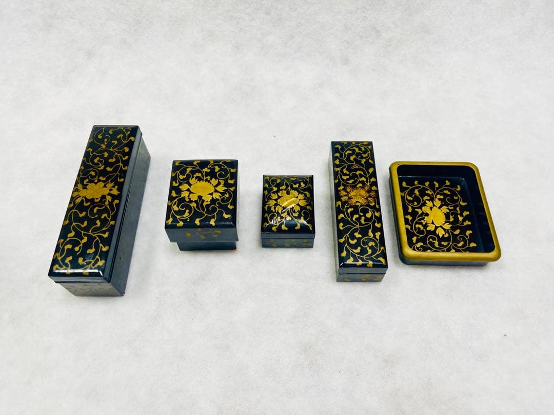 大正時代 雛道具 書棚 蒔絵 本銀 美品 箱付