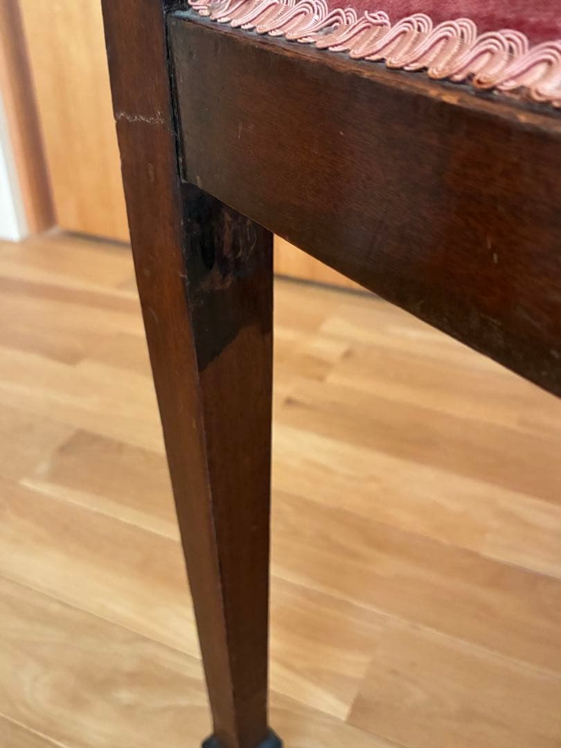 英国アンティーク ドール用イス◆マホガニー製 チェア